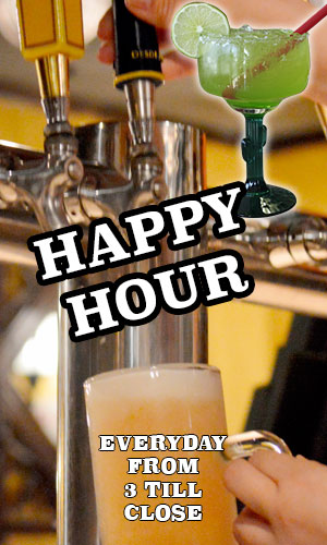 Happy Hour from 3 till close EVERYDAY @ El Cazador